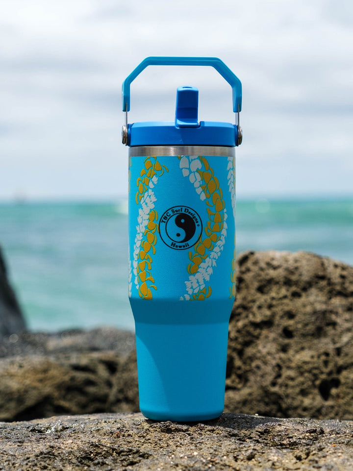 T&C Surf Designs T&C Surf 30 oz Lei'd Back Stanley The IcefIow™ Flip Straw Tumbler,