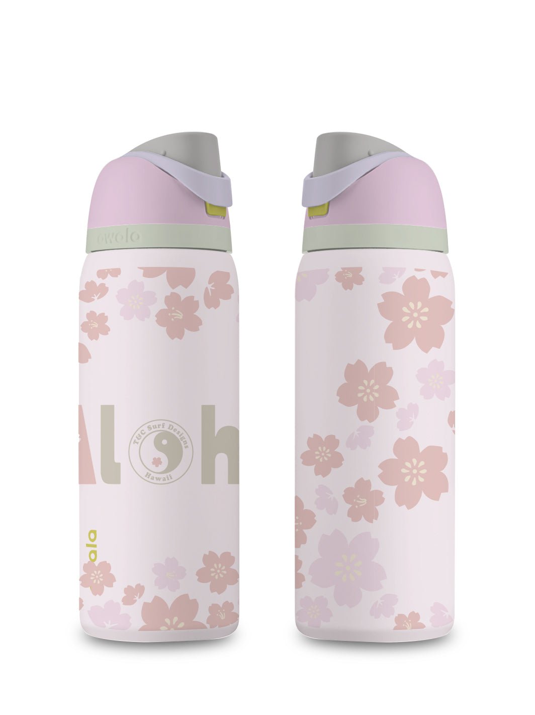 T&C Surf Designs T&C Surf 32 oz Cute Sakura Owala, Candy Coated
