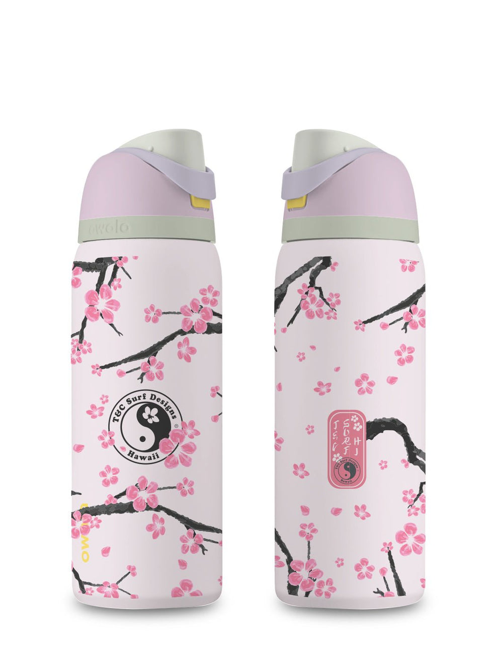 T&C Surf 32 oz Plum Blossom Owala - T&C Surf Designs