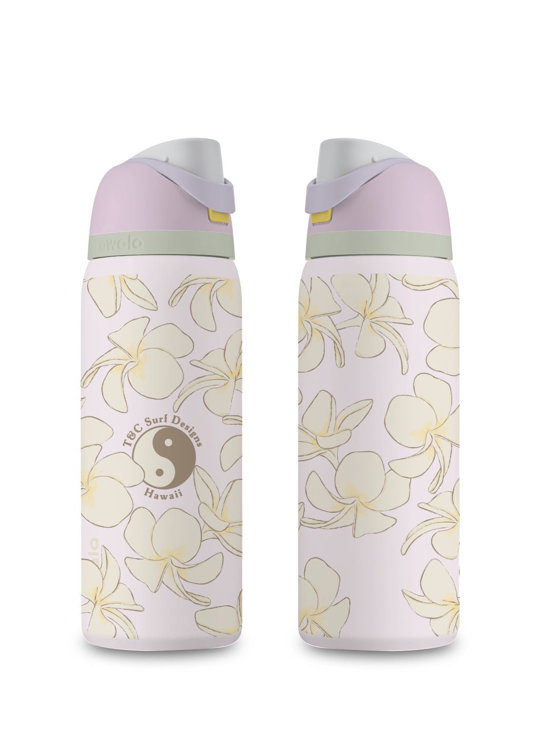 T&C Surf 32 oz Plumeria Logo Owala