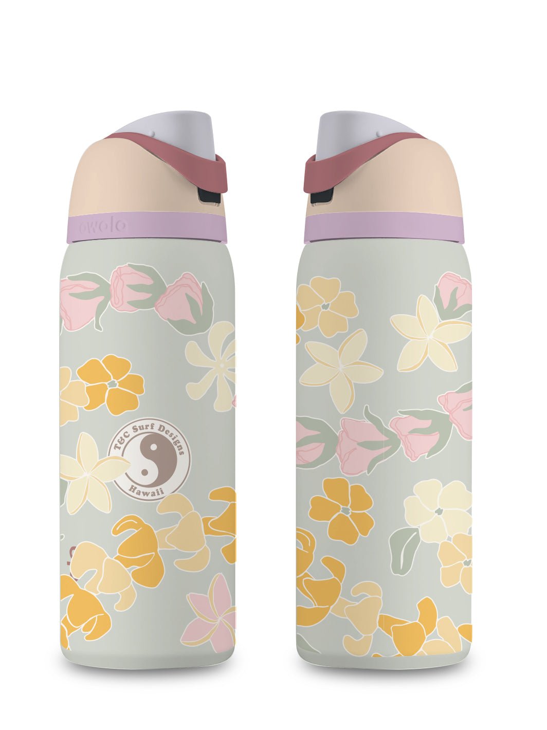 T&C Surf 32 oz Lei Scatter Owala - T&C Surf Designs