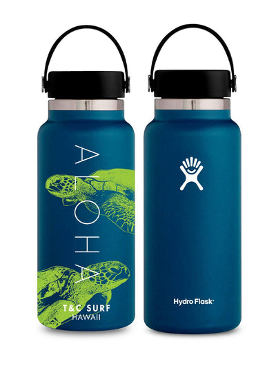T&C Surf Designs T&C Surf 32 oz Honululu Hydro Flask Bottle, Indigo
