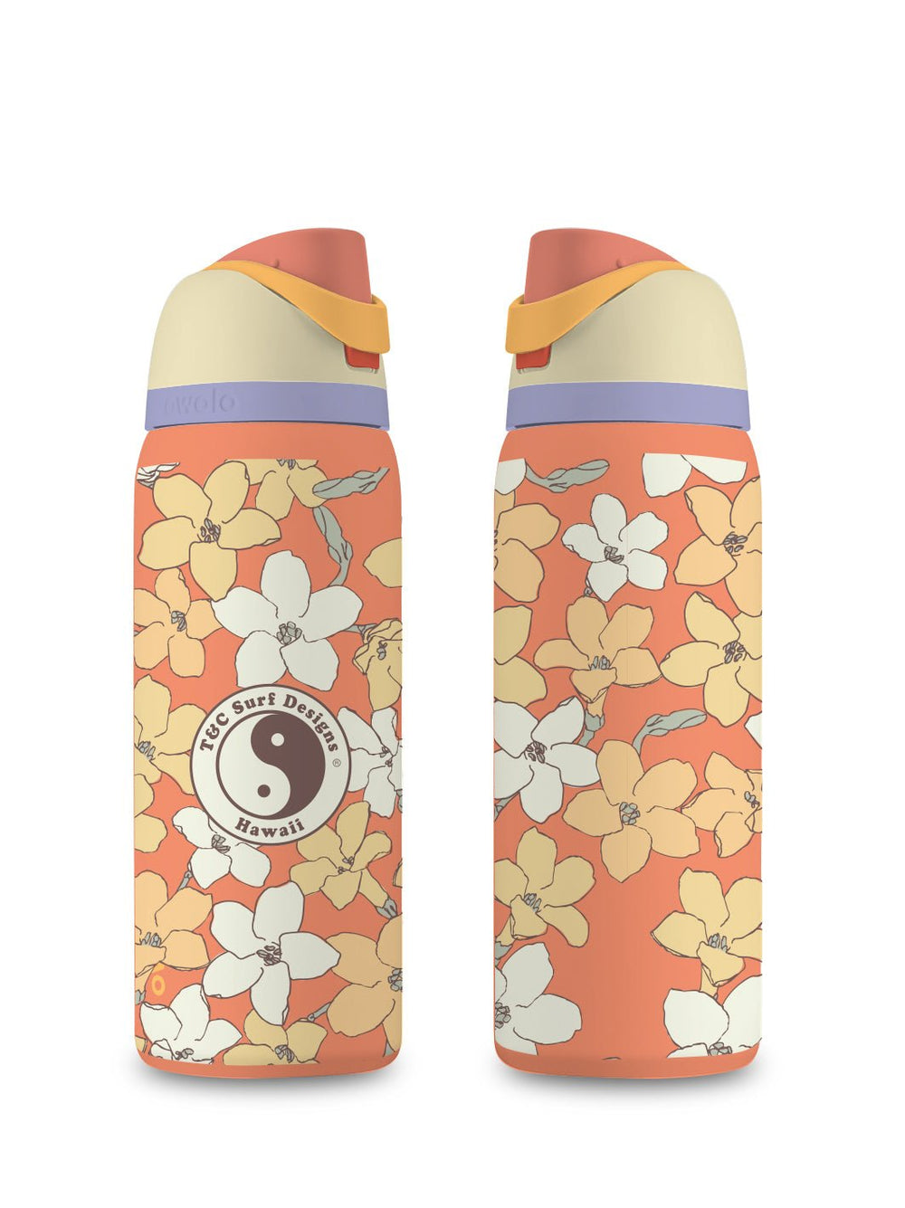 T&C Surf 32 oz Puakenikeni Branch Owala - T&C Surf Designs