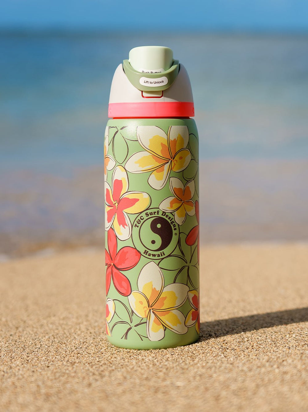T&C Surf 32 oz Pua Melia Owala - T&C Surf Designs
