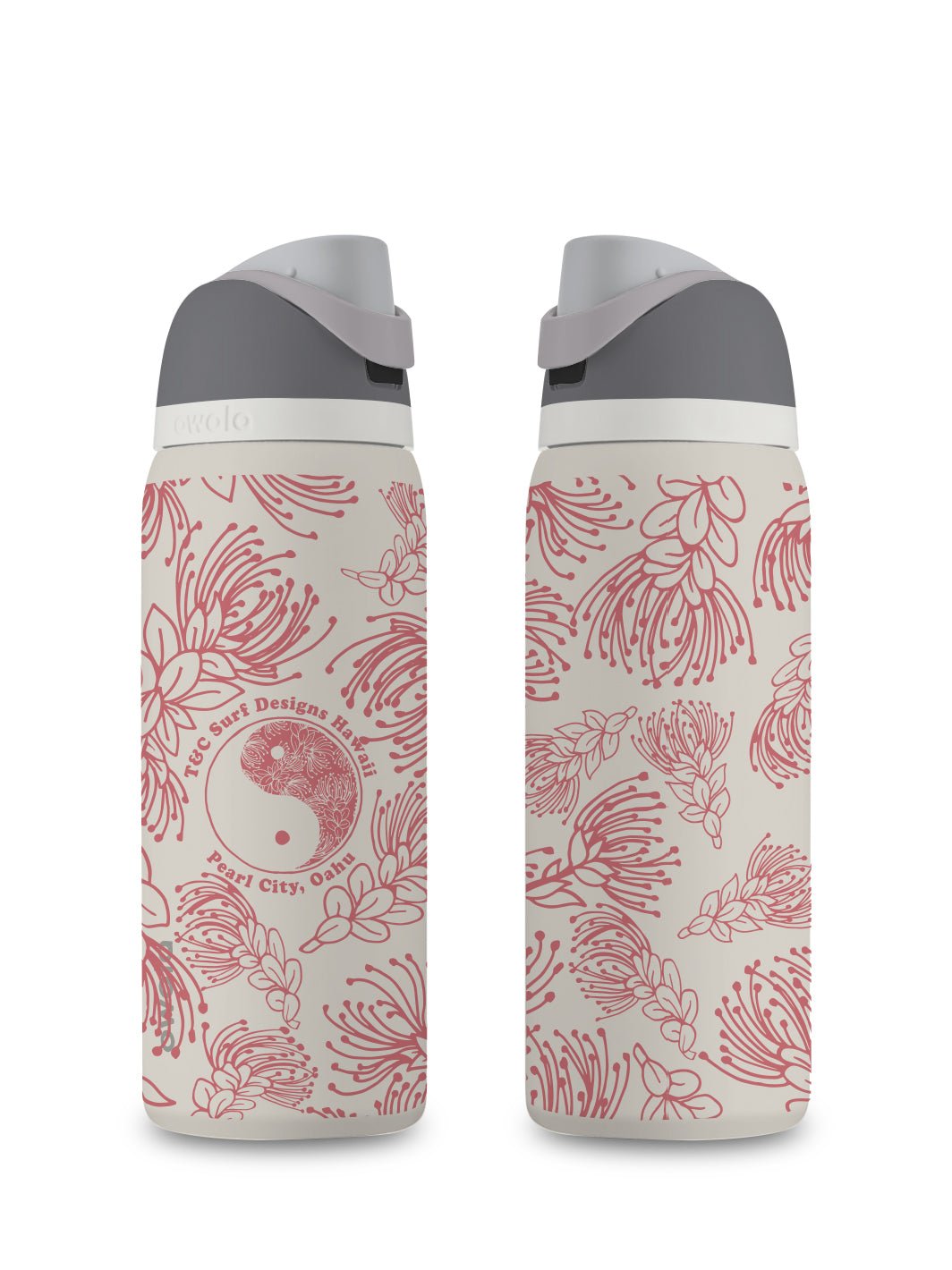 T&C Surf 32 oz Ohia Outline Owala - T&C Surf Designs
