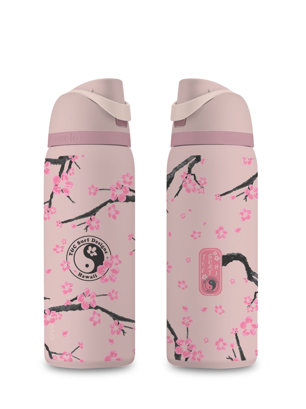T&C Surf 32 oz Plum Blossom Owala  T&C Surf Designs