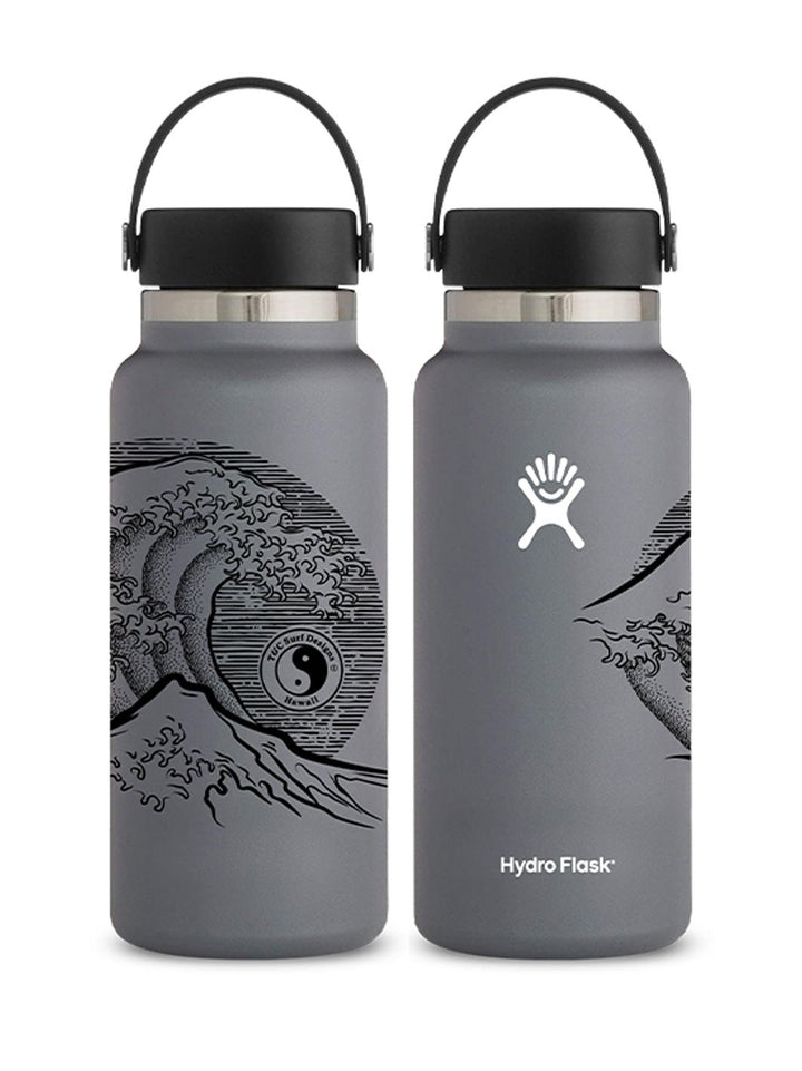T&C Surf 32 oz Stoked Hokusai Hydro Flask - T&C Surf Designs
