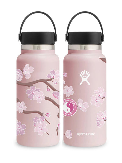 T&C Surf Designs T&C Surf 32 oz Sakura Hydro Flask Bottle, Trillium