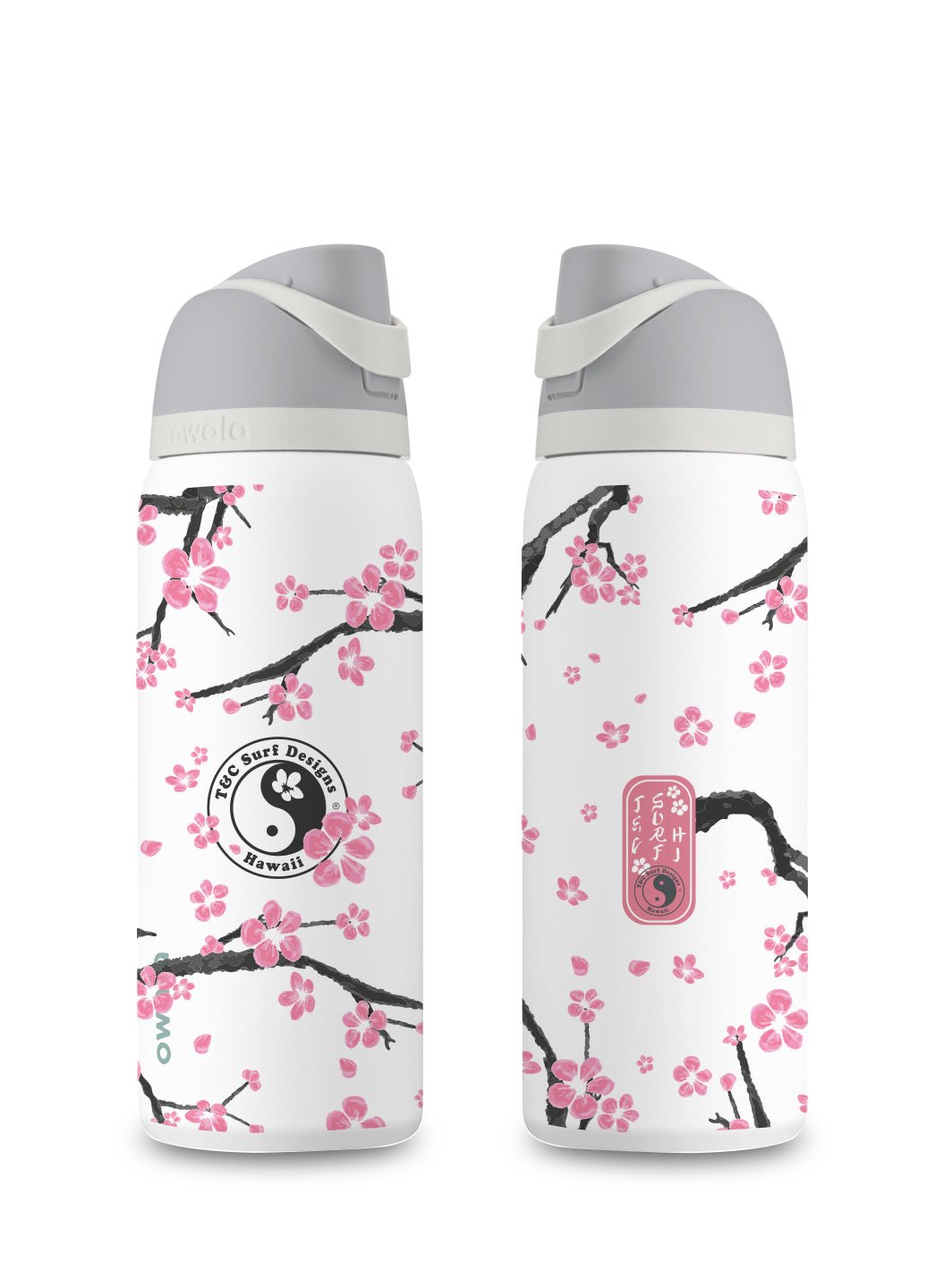T&C Surf 32 oz Plum Blossom Owala - T&C Surf Designs