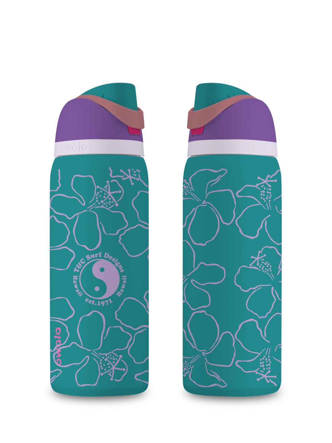 T&C Surf Designs T&C Surf 32 oz Koki'o Band Owala, 80s Ski Slope