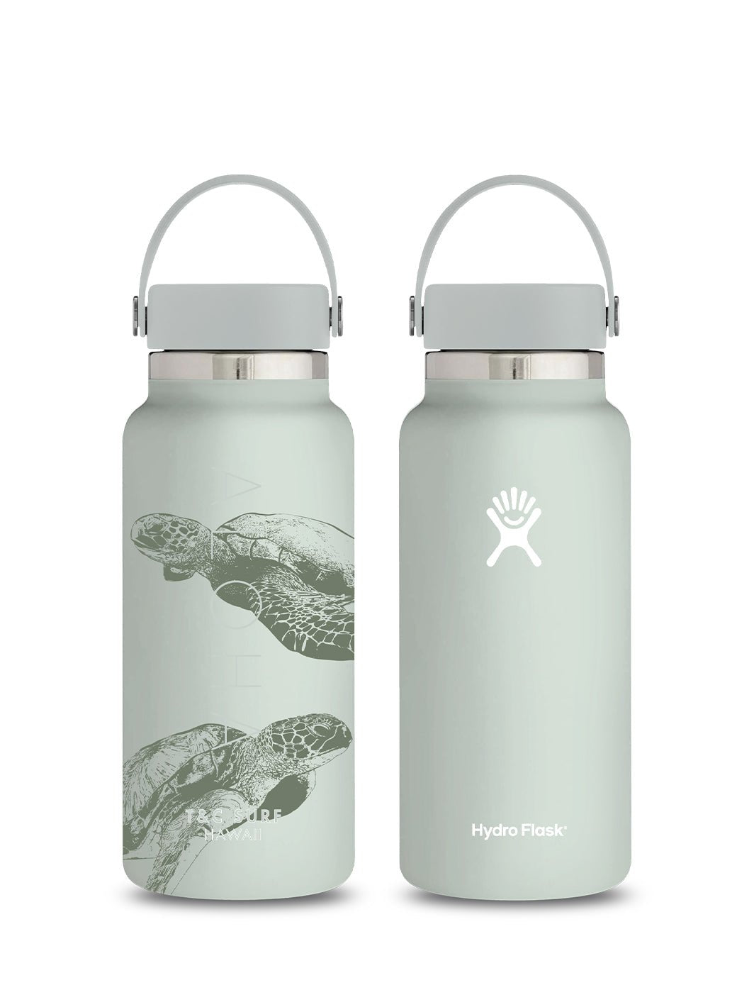 T&C Surf Designs T&C Surf 32 oz Honululu Hydro Flask Bottle, Aloe