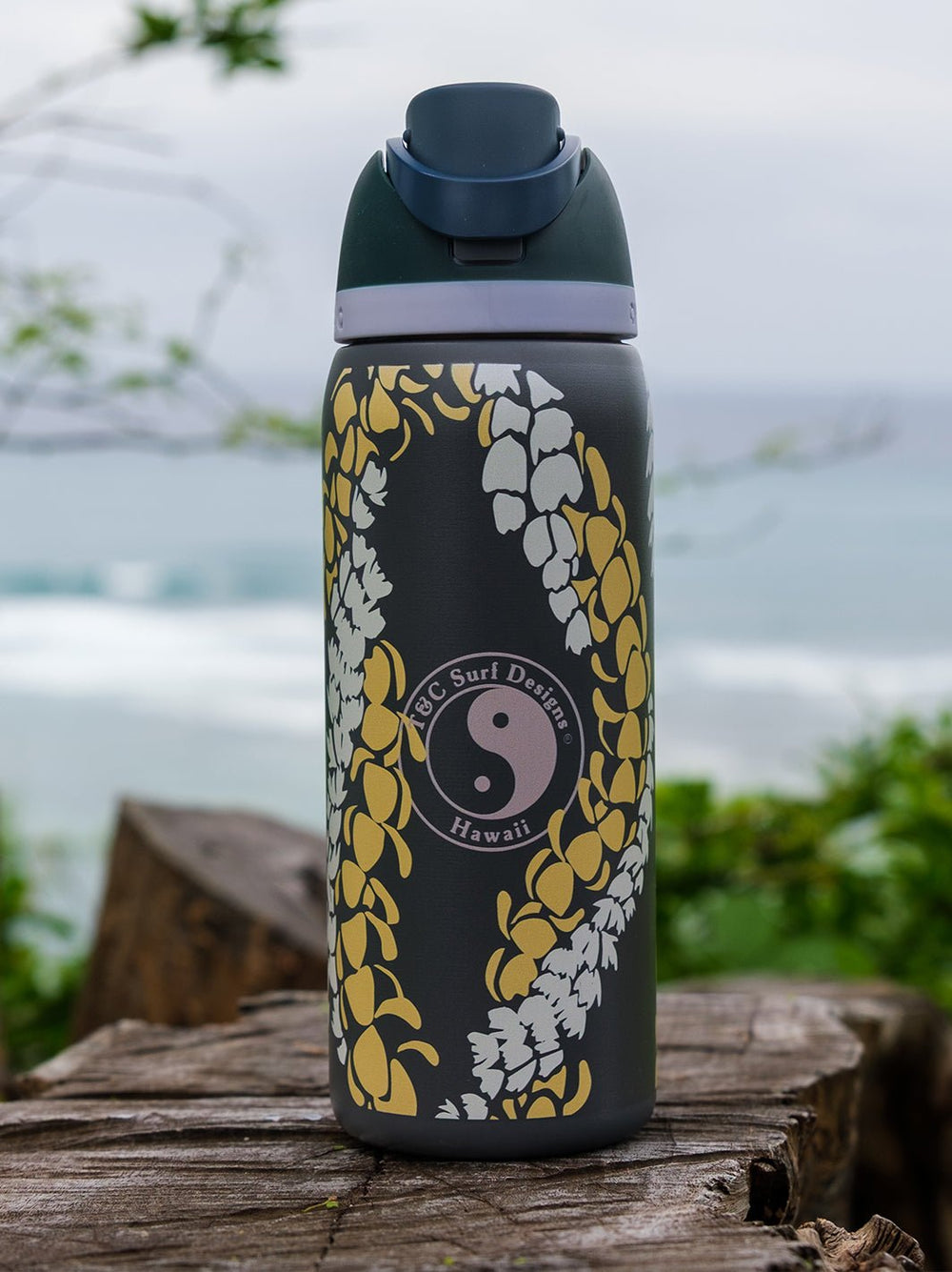 T&C Surf 32 oz Lei'd Back Owala - T&C Surf Designs