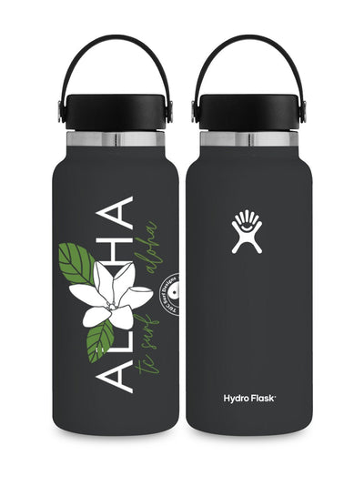 T&C Surf Designs T&C Surf 32 oz Na'u Hydro Flask, Black