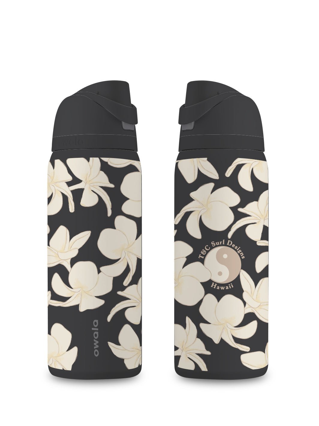 T&C Surf 32 oz Plumeria Logo Owala - T&C Surf Designs