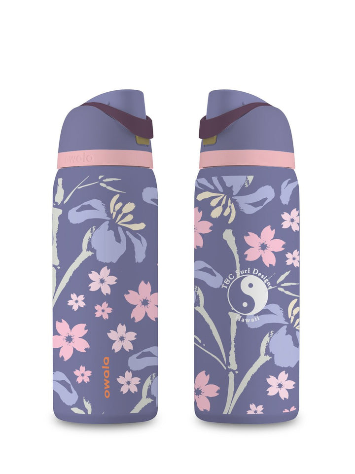 T&C Surf Designs T&C Surf 32 oz Hana Sumie Owala, Blue Jay