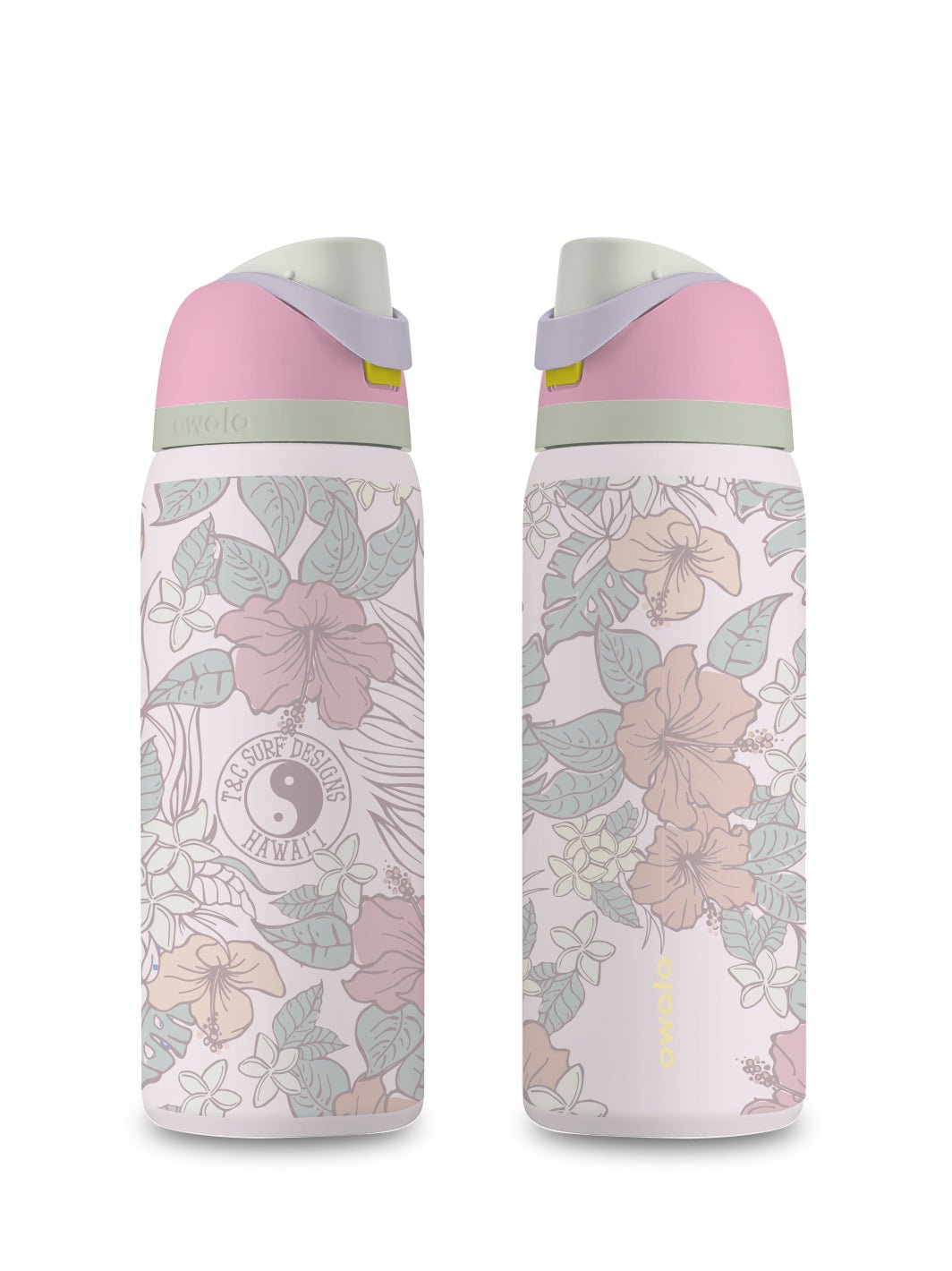T&C Surf Designs T&C Surf 32 oz Pua Ting Owala, Candy Coated