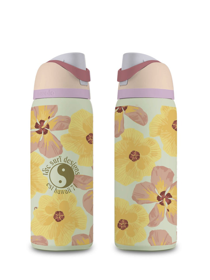 T&C Surf Designs T&C Surf 32 oz Watercolor Hau Owala, Coastal Mist