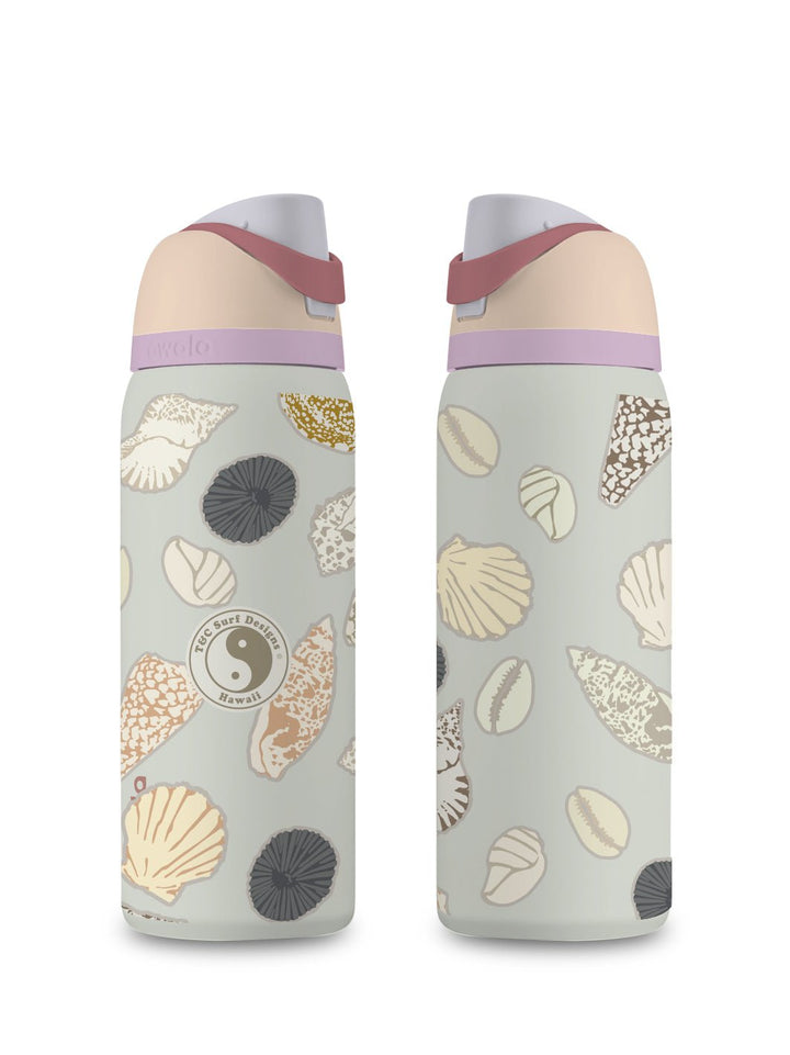 T&C Surf Designs T&C Surf 32 oz Shell Mix Owala, Coastal Mist