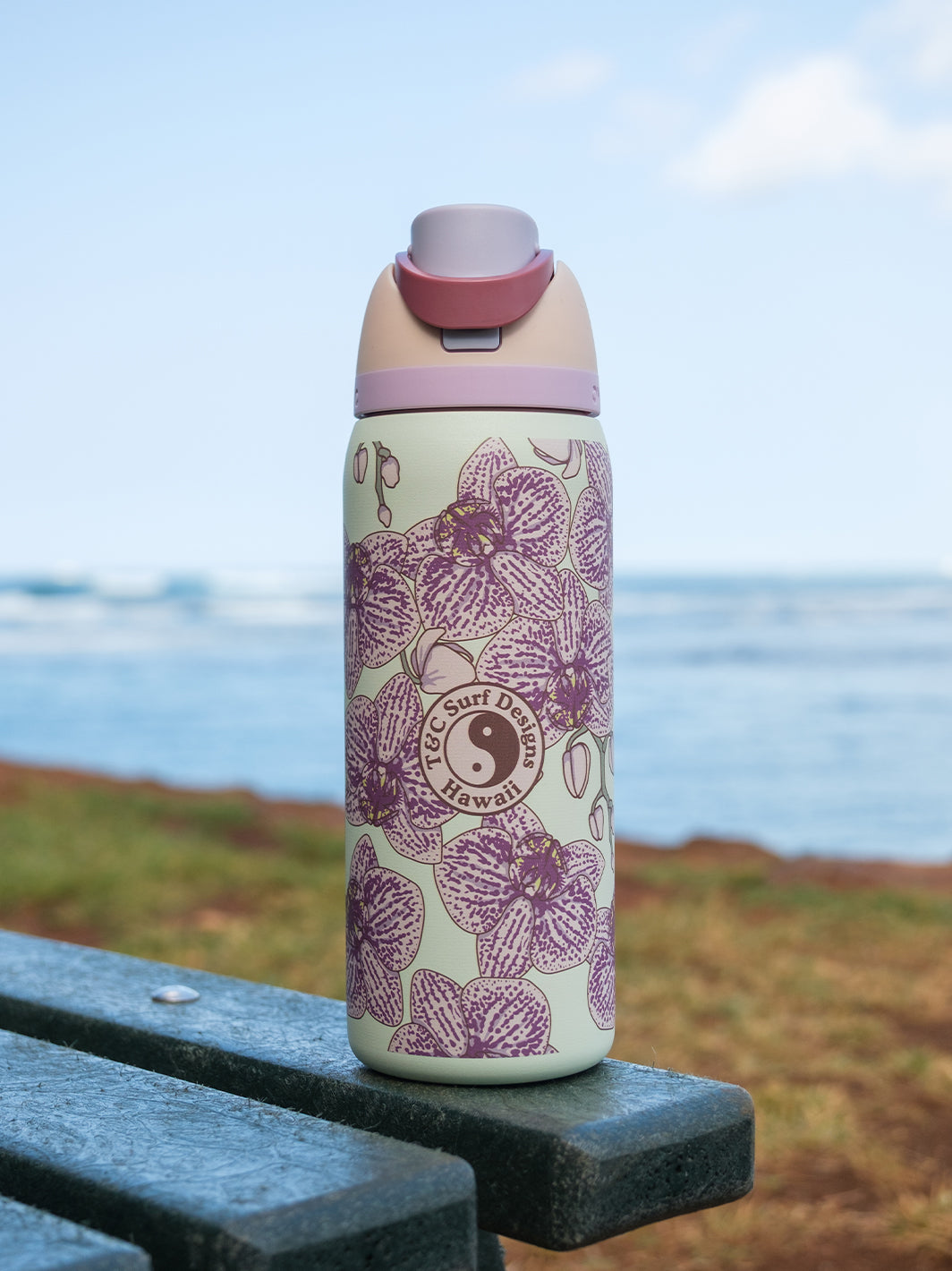 T&C Surf 32 oz Orchid Trio Owala