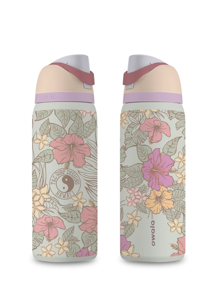 T&C Surf Designs T&C Surf 32 oz Pua Ting Owala, Coastal Mist