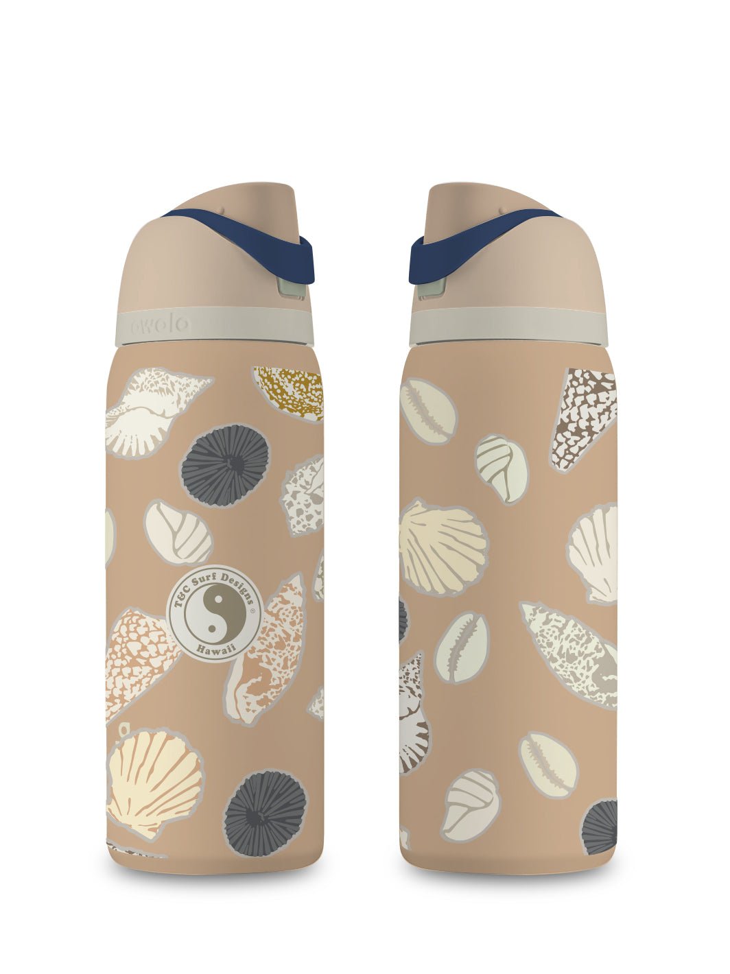 T&C Surf Designs T&C Surf 32 oz Shell Mix Owala, Gone Fishing