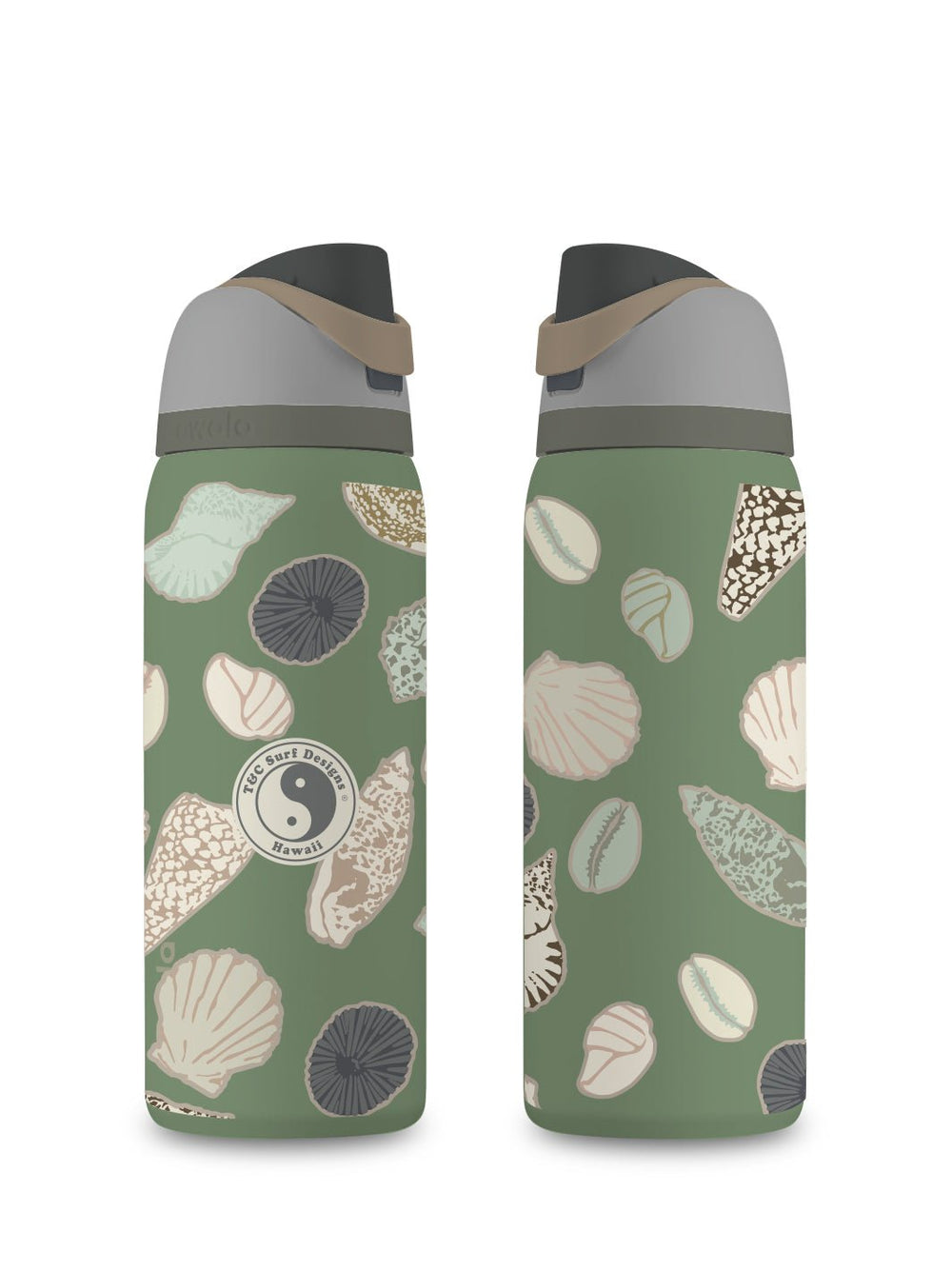 T&C Surf Designs T&C Surf 32 oz Shell Mix Owala, Green House