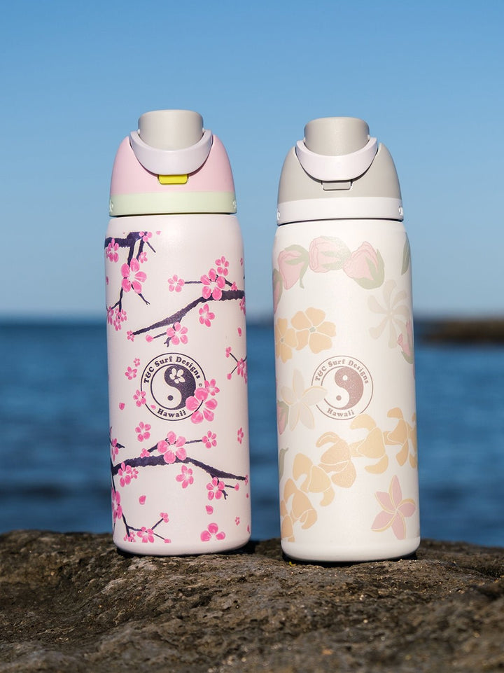 T&C Surf 32 oz Plum Blossom Owala - T&C Surf Designs