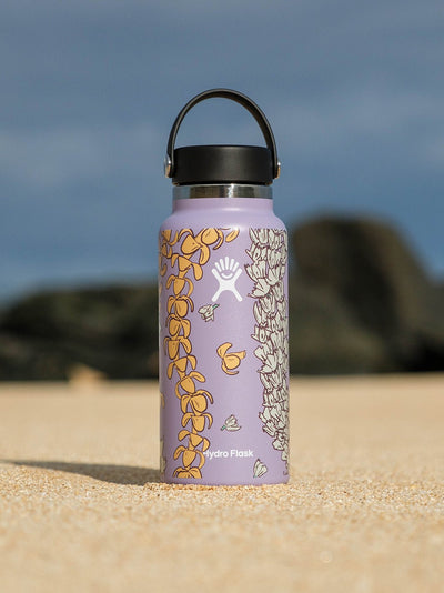 T&C Surf Designs T&C Surf 32 oz Sketched Multi Lei Hydro Flask,