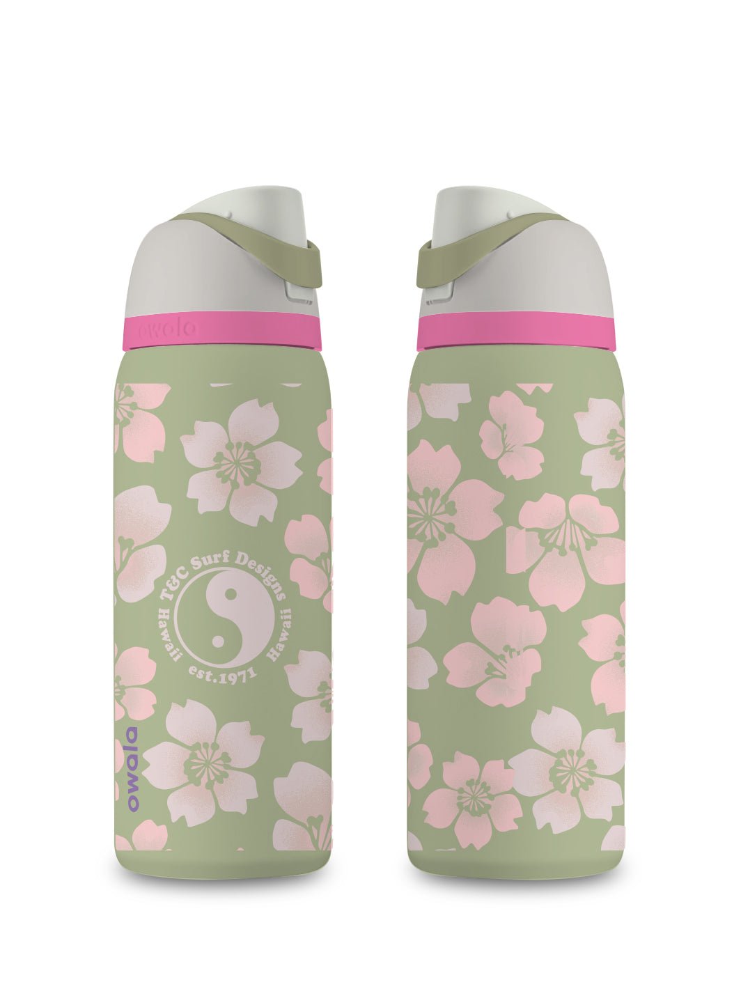 T&C Surf 32 oz Throwback Sakura Owala - T&C Surf Designs