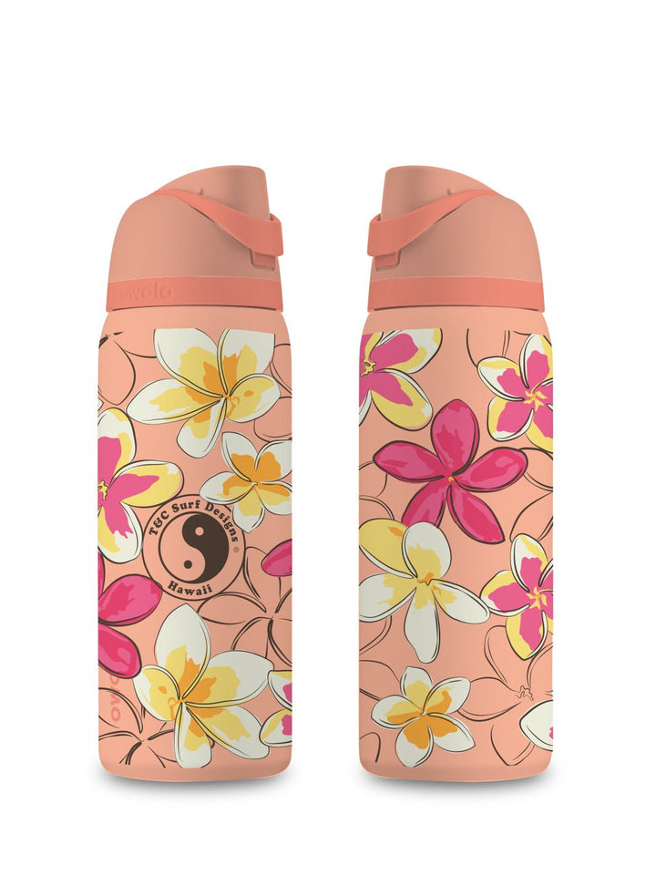 T&C Surf Designs T&C Surf 32 oz Pua Melia Owala, Peach of Mind