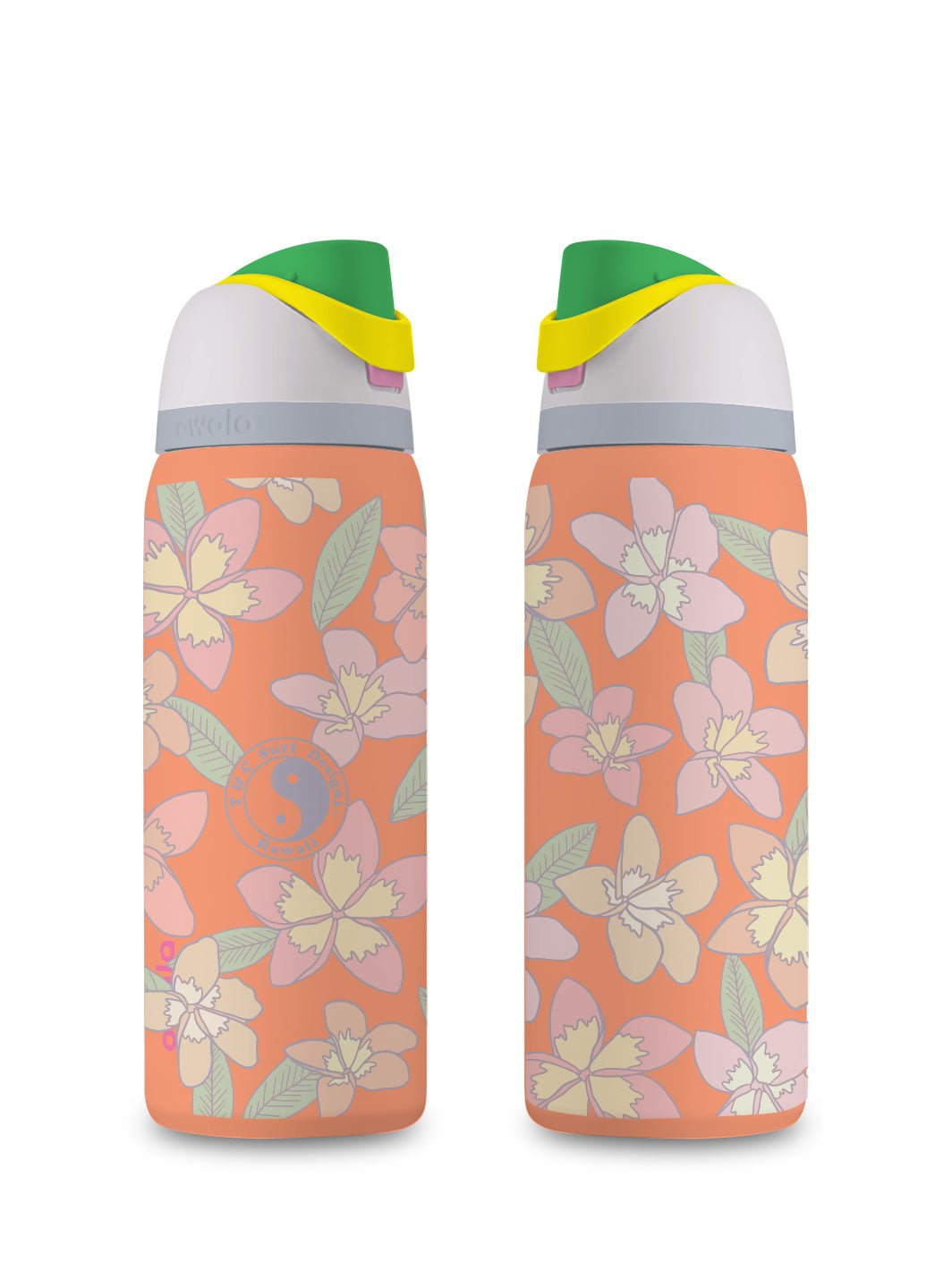 T&C Surf 32 oz Plumeria Owala - T&C Surf Designs