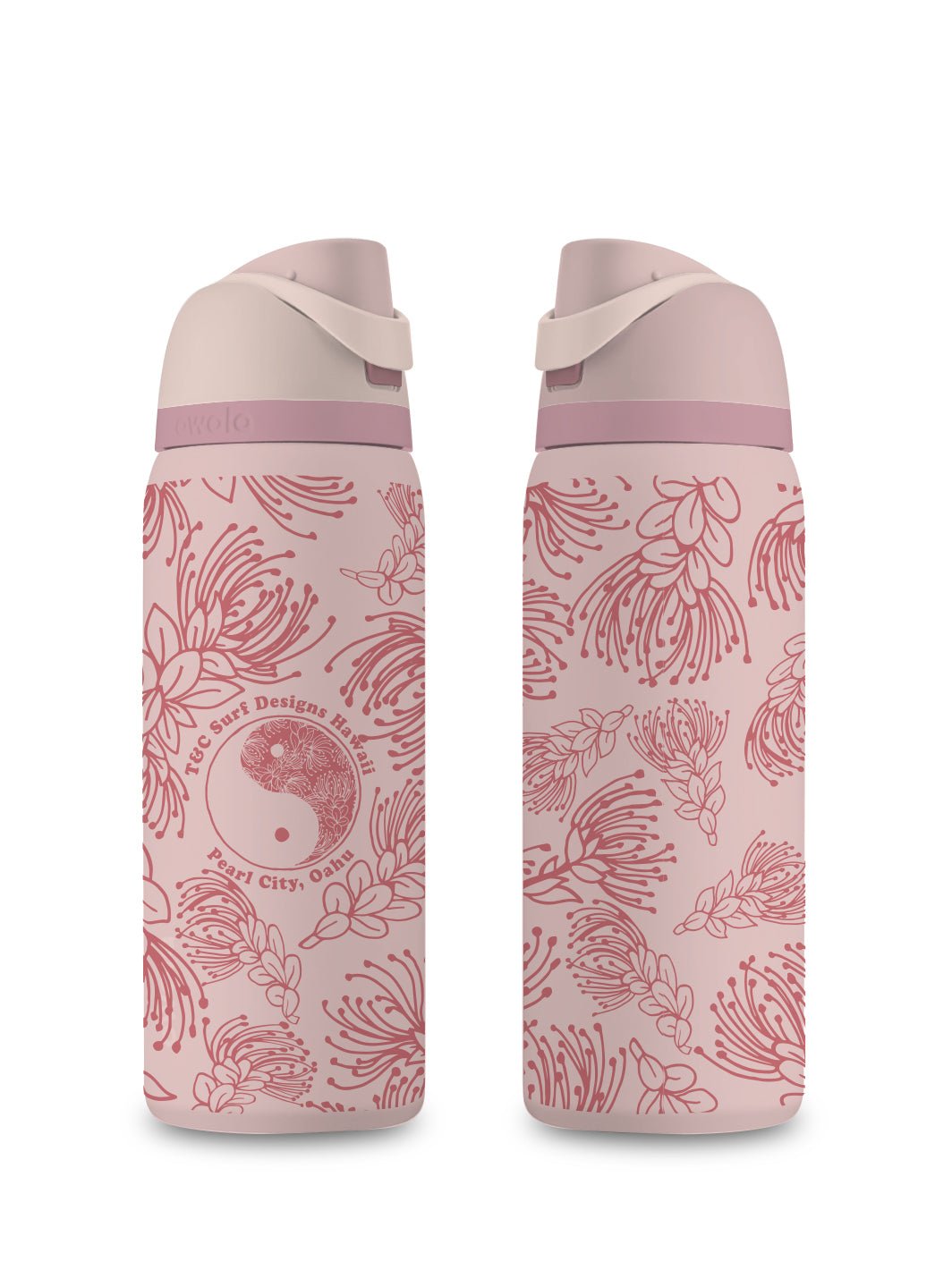 T&C Surf 32 oz Ohia Outline Owala - T&C Surf Designs