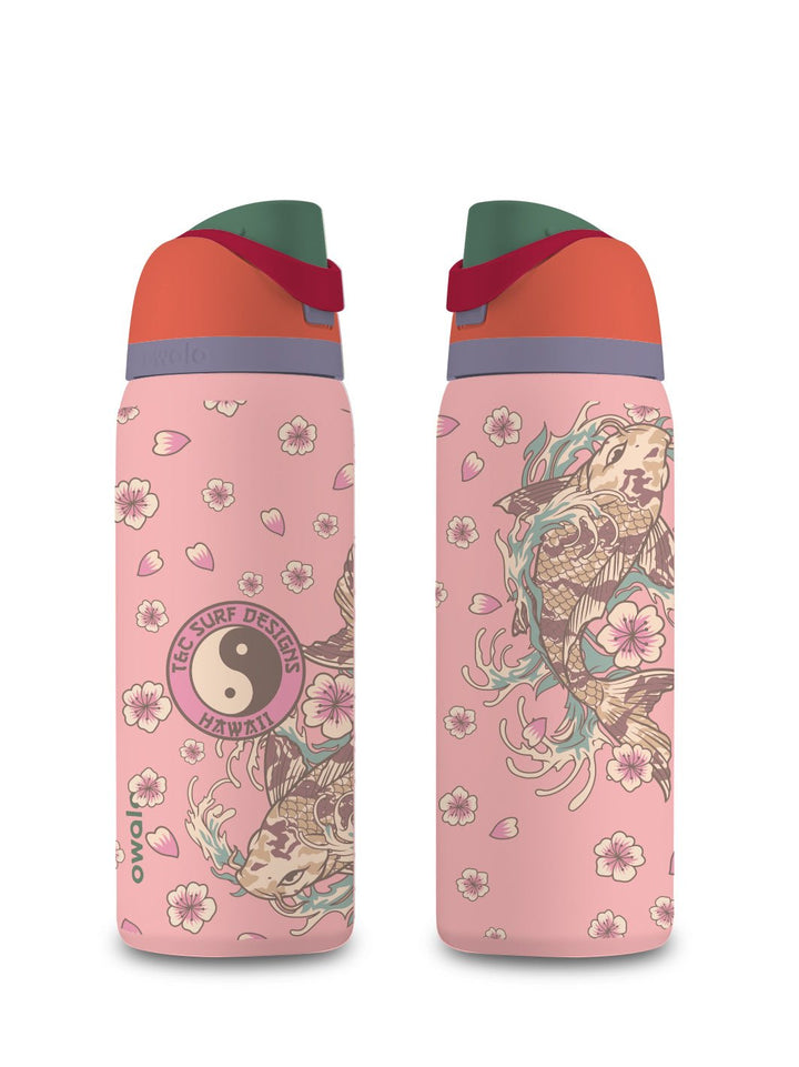 T&C Surf 32 oz Koi Waves Owala - T&C Surf Designs