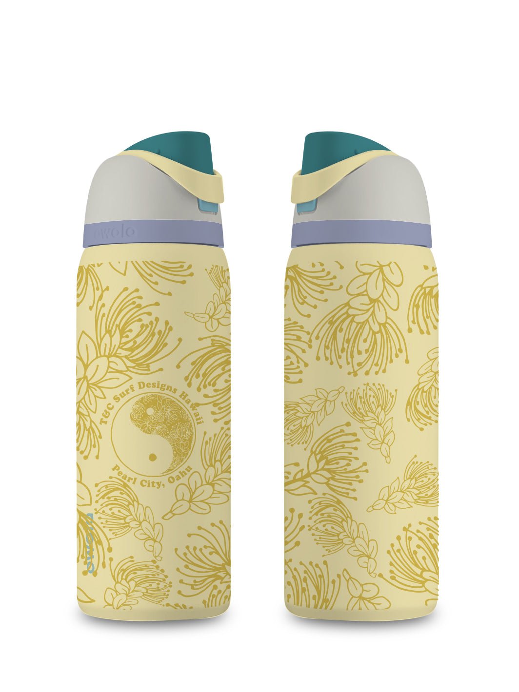 T&C Surf 32 oz Ohia Outline Owala - T&C Surf Designs