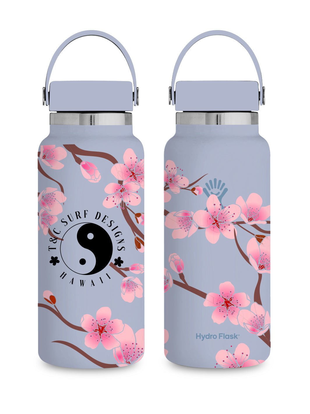 T&C Surf Designs T&C Surf 32 oz Cherry Bloom Hydro Flask, Surf