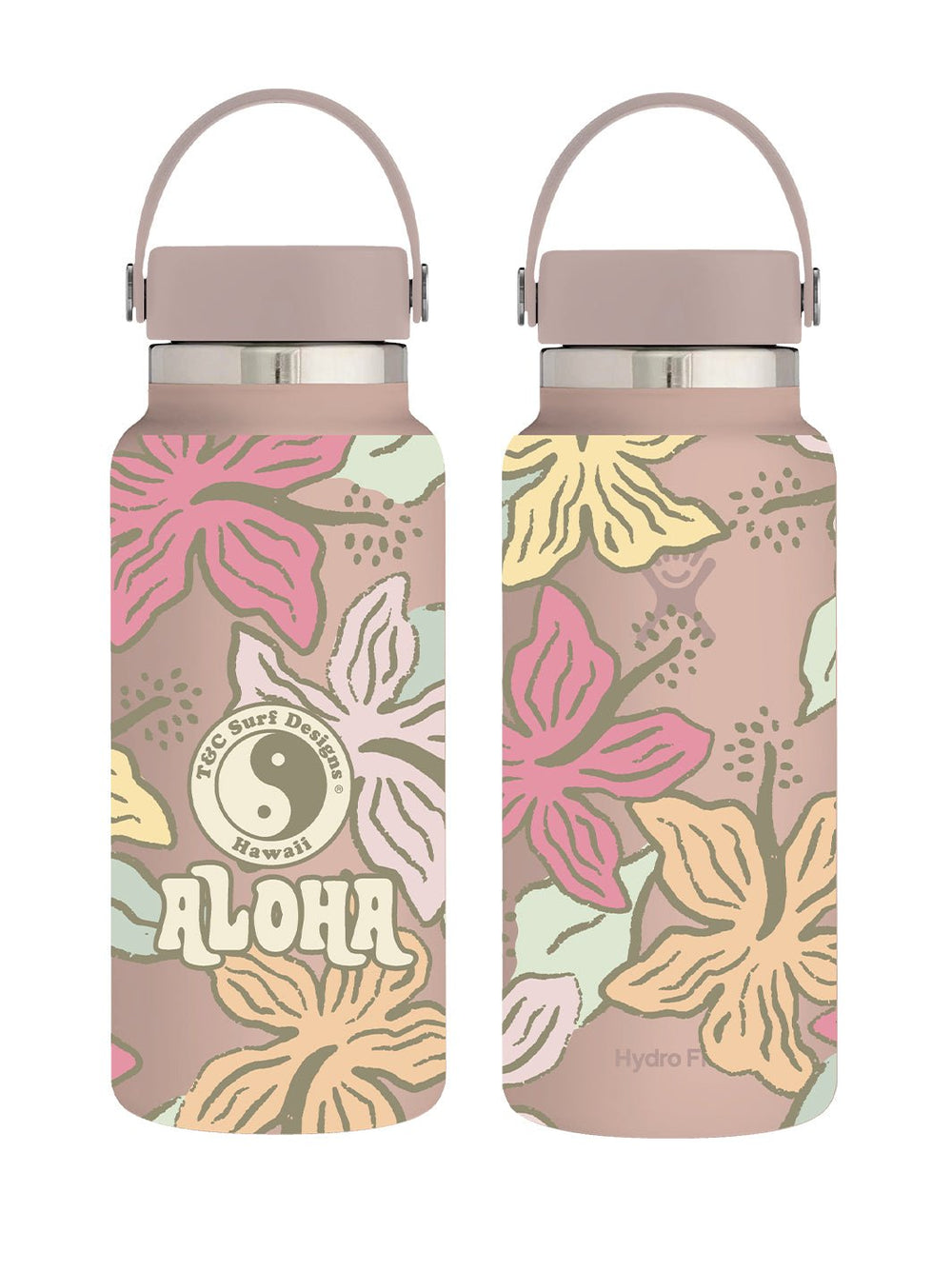 T&C Surf Designs T&C Surf 32 oz Summer Hydro Flask, Trillium