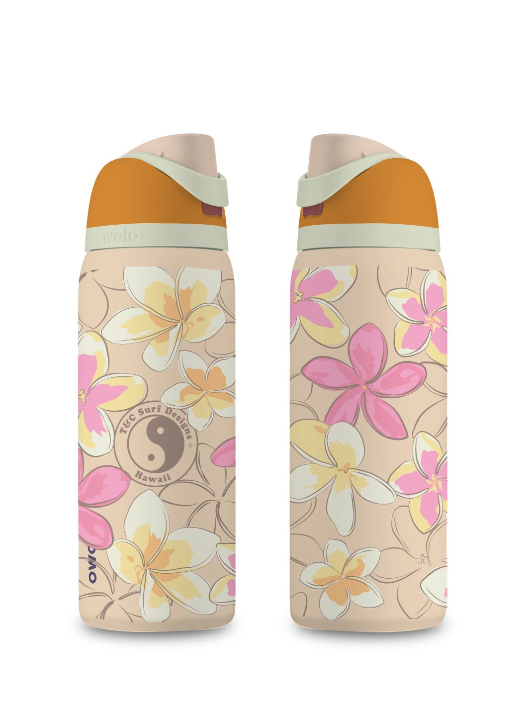 T&C Surf 32 oz Pua Melia Owala - T&C Surf Designs