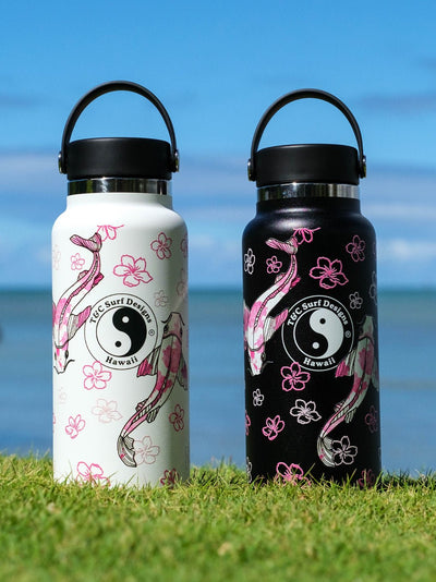 T&C Surf Designs T&C Surf 32 oz Sakura Koi Hydro Flask, 