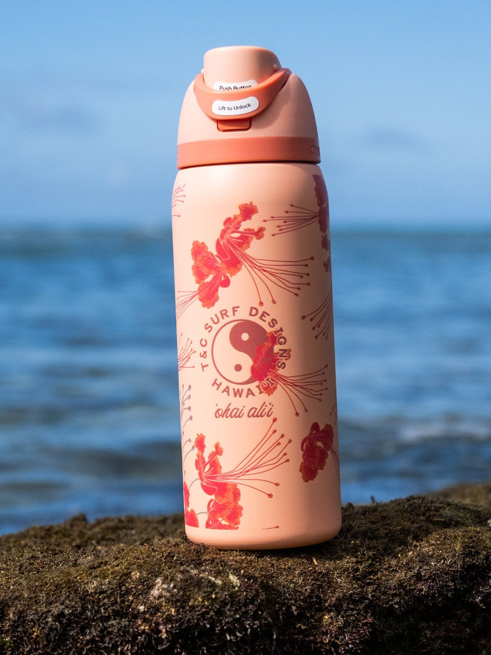 T&C Surf 32 oz Ohia Ali'i Owala - T&C Surf Designs
