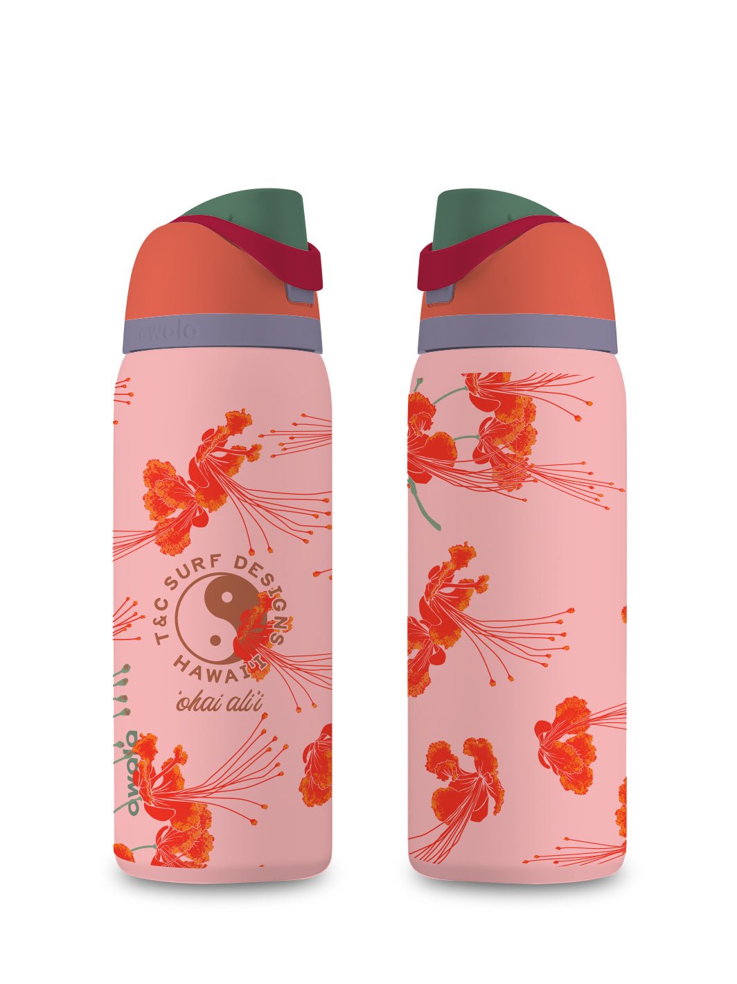 T&C Surf 32 oz Ohia Ali'i Owala - T&C Surf Designs