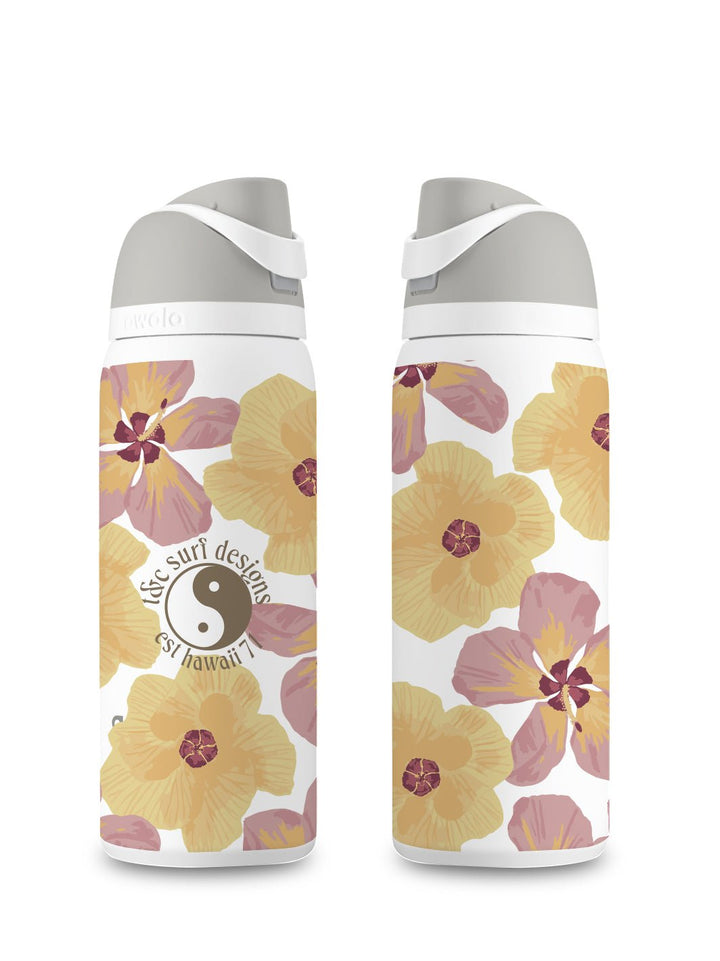 T&C Surf 32 oz Watercolor Hau Owala - T&C Surf Designs