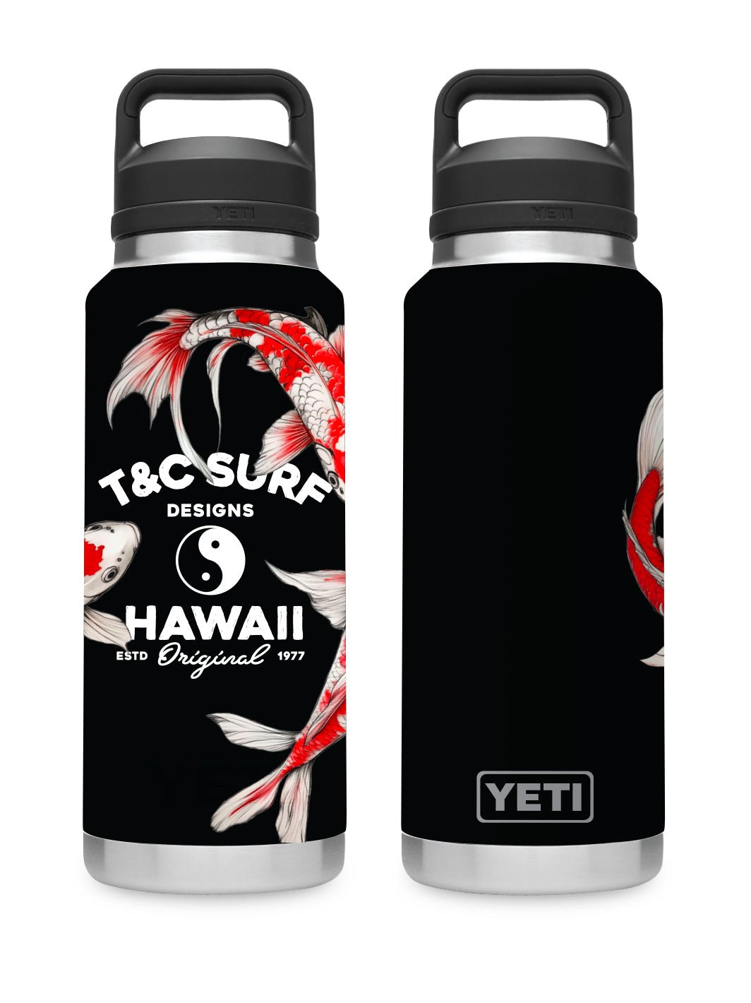 T&C Surf 36 oz Zen Rambler Yeti Bottle with Chug Cap - T&C Surf Designs