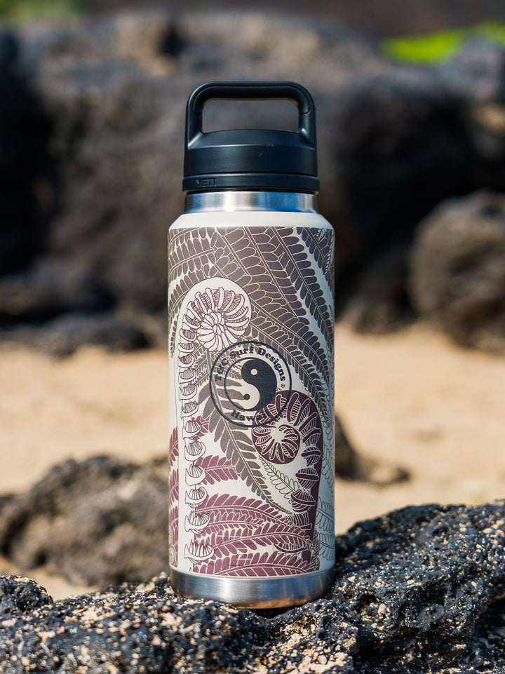 T&C Surf 36 oz Fern Camo Rambler Yeti Bottle with Chug Cap - T&C Surf Designs