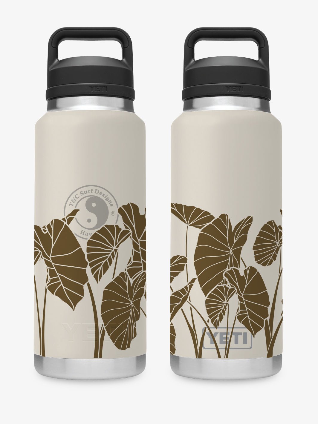T&C Surf 36 oz Luau Rambler Yeti Bottle with Chug Cap - T&C Surf Designs