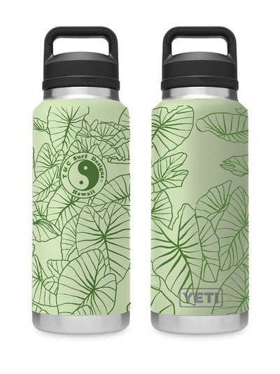 T&C Surf Designs T&C Surf 36 oz Taro Fill Rambler Yeti Bottle with Chug Cap, Key Lime