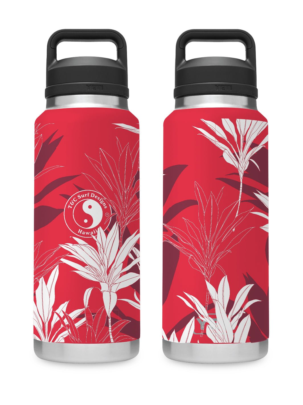 T&C Surf 36 oz Ti Rambler Yeti Bottle with Chug Cap - T&C Surf Designs