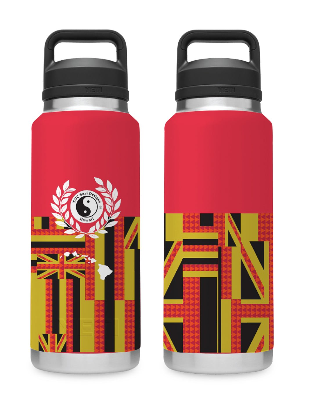 T&C Surf 36 oz Flagship Rambler Yeti Bottle with Chug Cap - T&C Surf Designs
