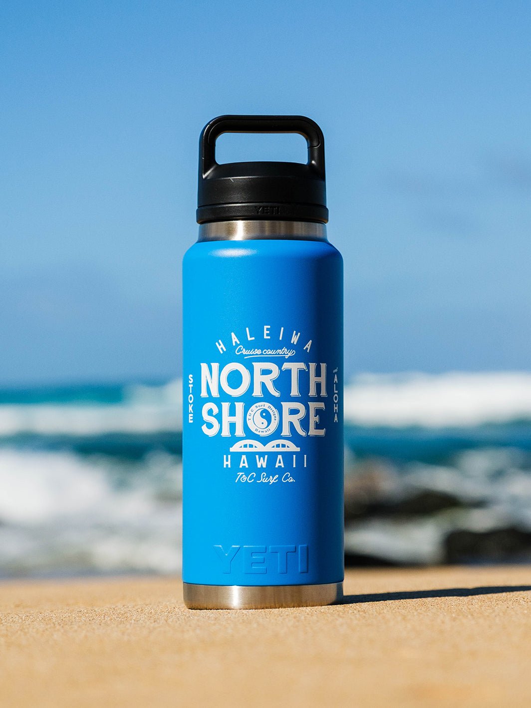 T&C Surf Designs T&C Surf 36 oz Northside Rambler Yeti Bottle with Chug Cap,