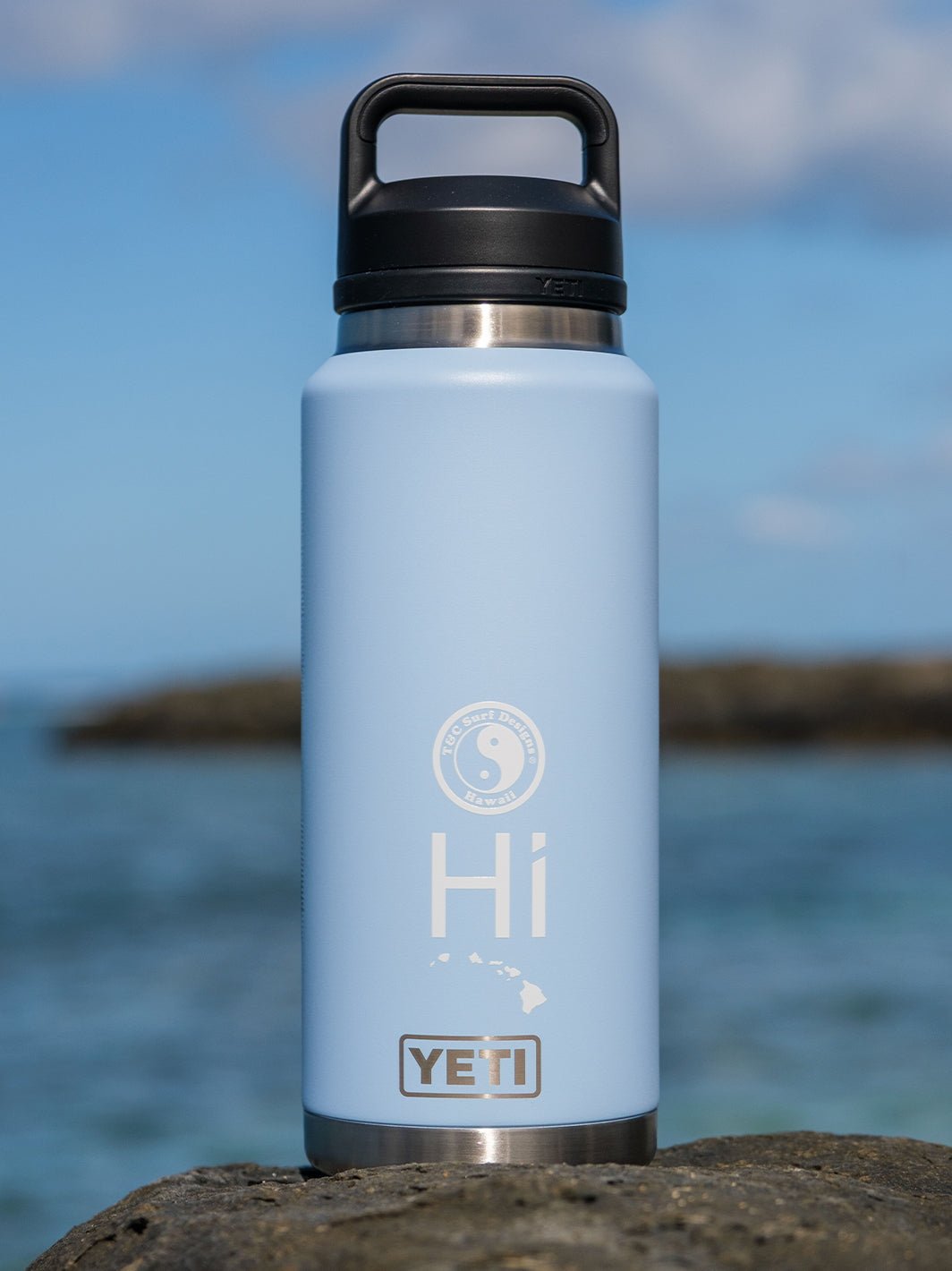 T&C Surf Designs T&C Surf 36 oz Toned Scenic Square Rambler Yeti Bottle with Chug Cap,