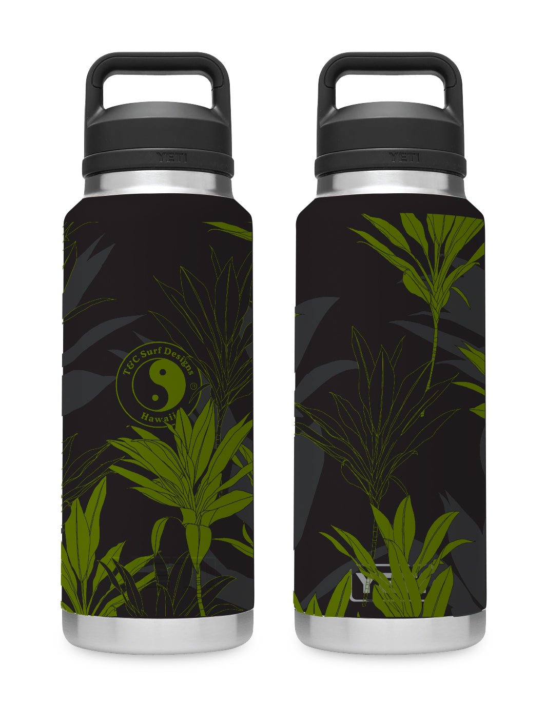 T&C Surf 36 oz Ti Rambler Yeti Bottle with Chug Cap - T&C Surf Designs